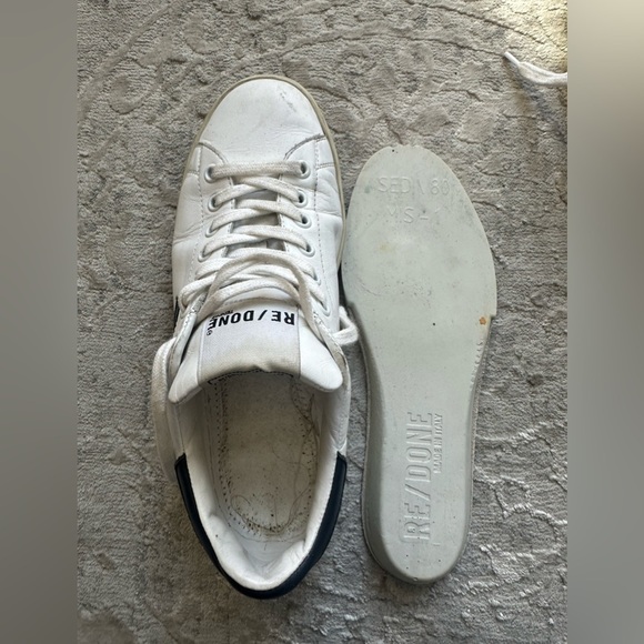 RE/DONE 70s Tennis leather sneakers size 37 - Picture 8 of 8